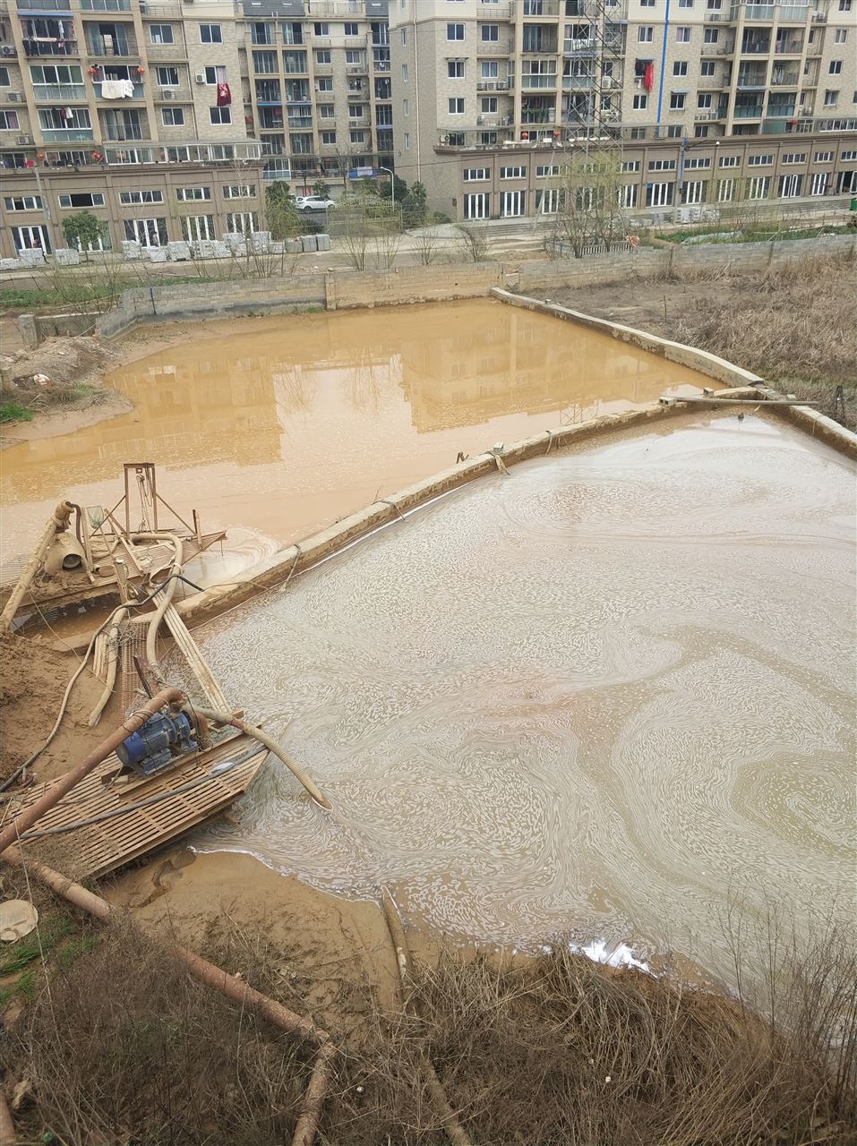 阿巴嘎沉淀池淤泥清理-厂区废水池淤泥清淤